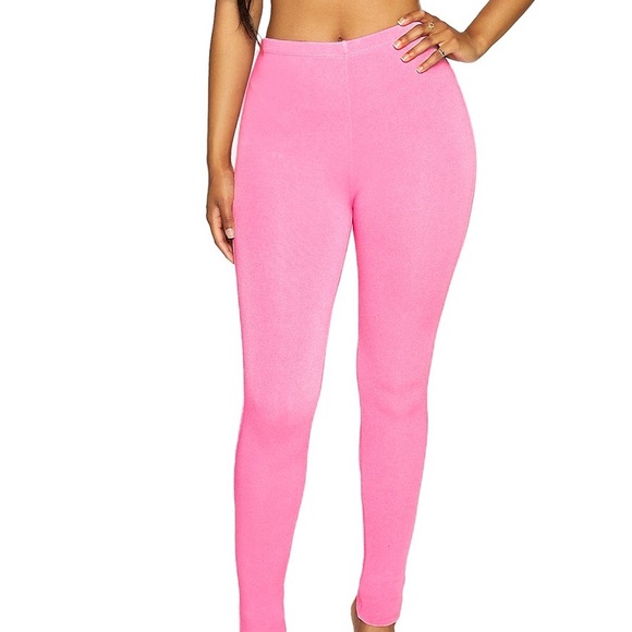 naked wardrobe Pants - The NW Hold Tight Leggings in Rose